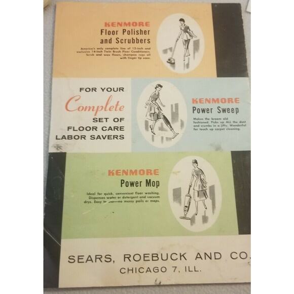Lot Vintage 50's Advertising Kenmore Clean Home Drinkology Astrology Presto Cook - Picture 6 of 10
